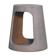 Acid Outdoor Open End Table - Gray Ash - Furniture Home Direct