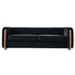 Contemporary Velvet Sofa Couch For Living Room - Furniture Home Direct