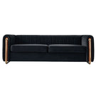 Contemporary Velvet Sofa Couch For Living Room - Furniture Home Direct