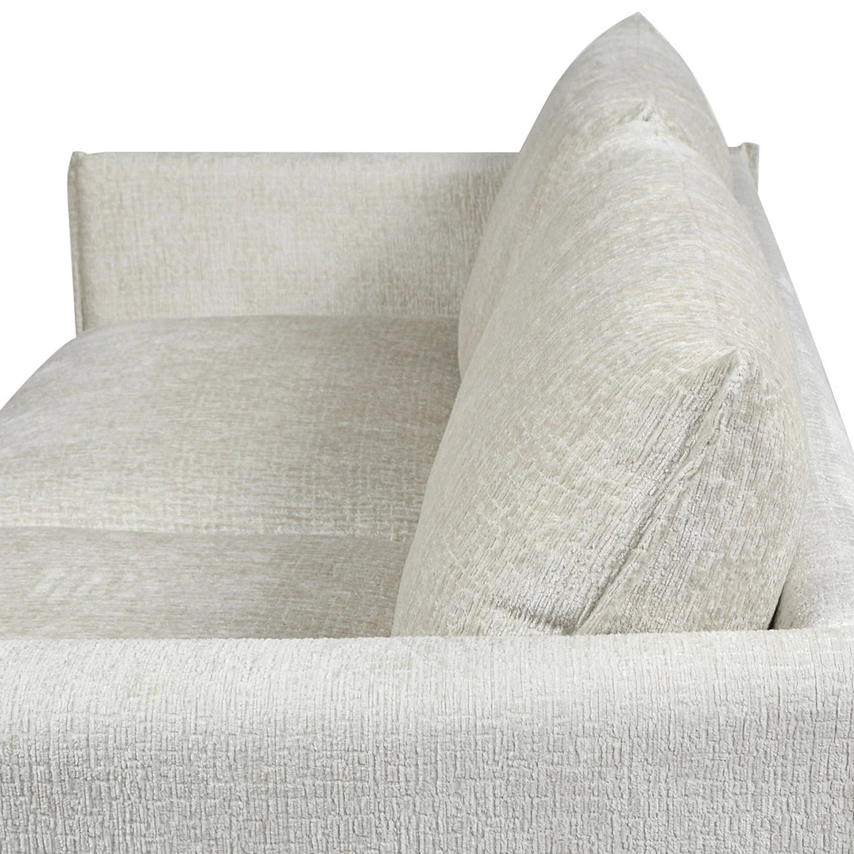 Haven - Flange Arm Oak Sofa - Marled Gray - Furniture Home Direct
