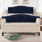 Jacqueline - Tufted Roll Arm Storage Bench - Furniture Home Direct