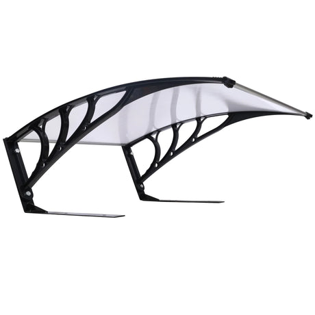 Weather Resistant Polycarbonate Canopy Outdoor Shade Cover For Robotic Lawn Mowers - Black - Furniture Home Direct