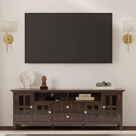 Acadian - Wide TV Media Stand - Brown - Furniture Home Direct