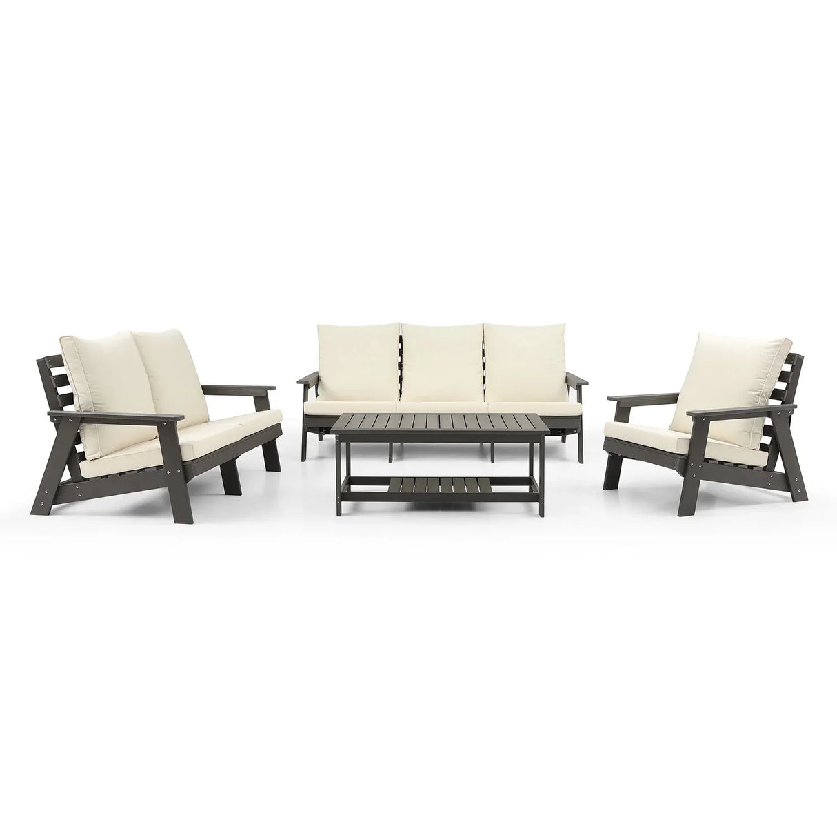Outdoor Patio Sofa - Beige - Furniture Home Direct