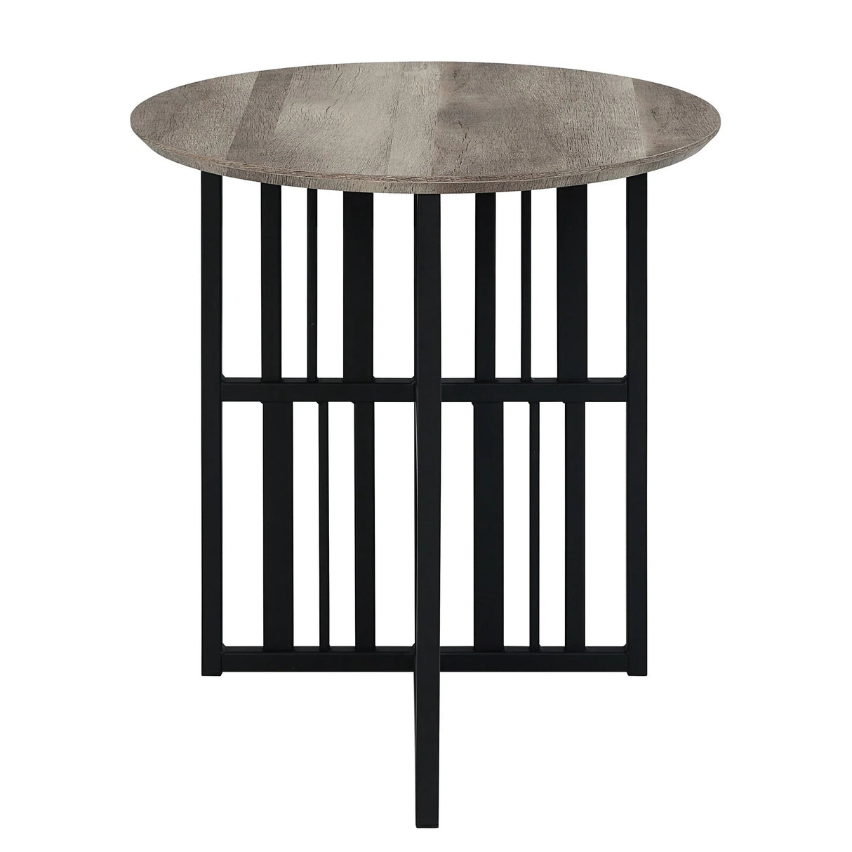 Zudora - End Table - Black / Oak - Furniture Home Direct