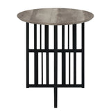 Zudora - End Table - Black / Oak - Furniture Home Direct