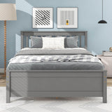 Bed With Headboard And Footboard For Kids, Teens, Adults, With A Nightstand - Furniture Home Direct