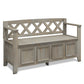 Amherst - Handcrafted Entryway Storage Bench - Furniture Home Direct