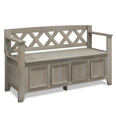 Amherst - Handcrafted Entryway Storage Bench - Furniture Home Direct