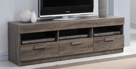 Alvin - TV Stand - Rustic Oak - Furniture Home Direct