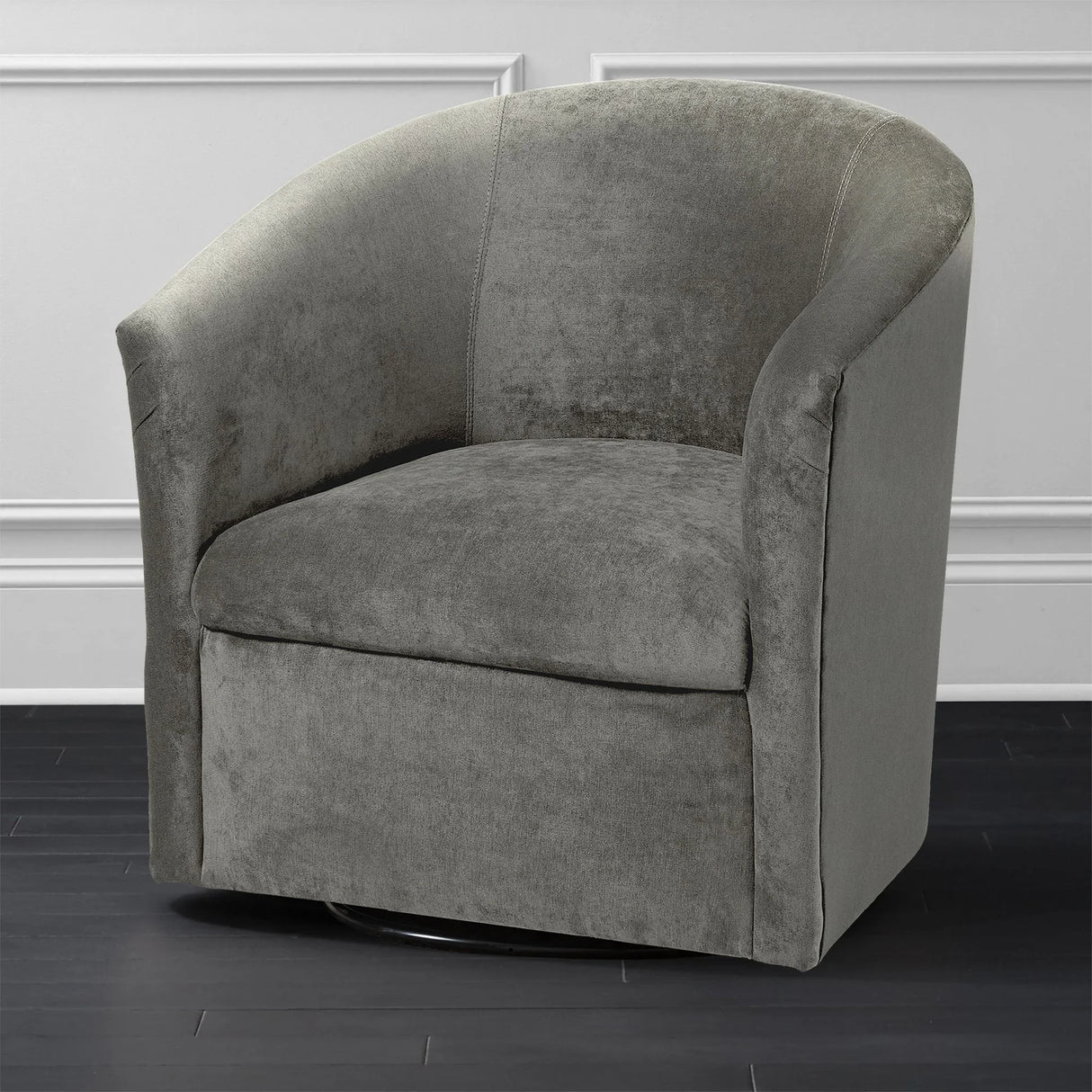 Eden - Swivel Chair With Microfiber Upholstery And Hardwood Frame - Furniture Home Direct