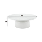 Zaid - Engineering Marble High Gloss Table - Furniture Home Direct