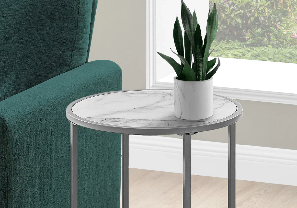 Round Accent Side Table, Contemporary & Modern - Furniture Home Direct