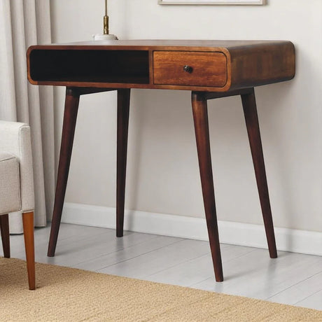 Curved Writing Desk - Furniture Home Direct