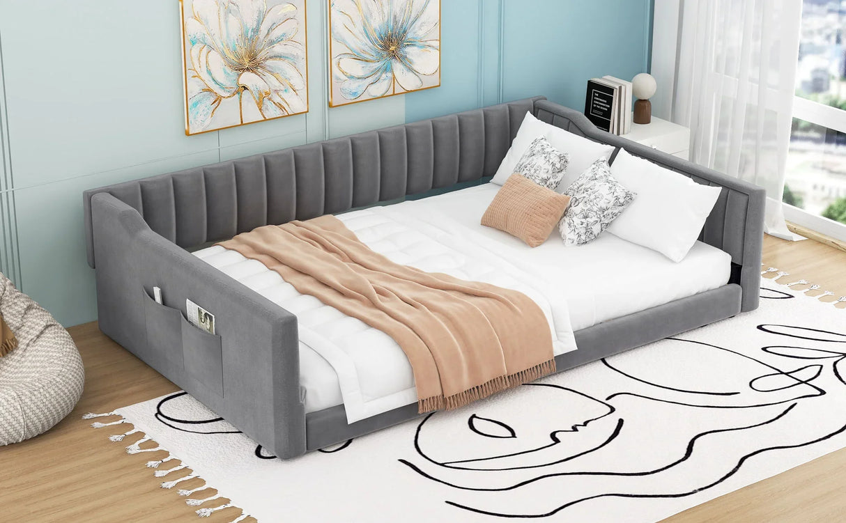 Daybed With Side Storage Pocket - Furniture Home Direct