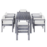 7 Piece Patio Dining Table Set - Furniture Home Direct
