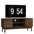 Mid Century Modern TV Stand Entertainment Center With Storage - Walnut - Furniture Home Direct