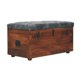 Buffalo - Leather Storage Trunk - Furniture Home Direct