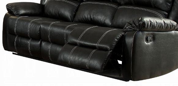 Zuriel - Synthetic Leather Recliner Sofa - Furniture Home Direct