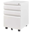 Metal Drawer Mobile File Cabinet With Lock For Home Office Organizer - Furniture Home Direct