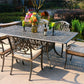 Rectangular Long Dining Set With Sunbrella Cushions - Furniture Home Direct