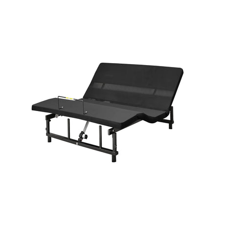 Adjustable Bed Base Frame Queen With Head And Foot Incline Wireless Remote - Antique Black - Furniture Home Direct