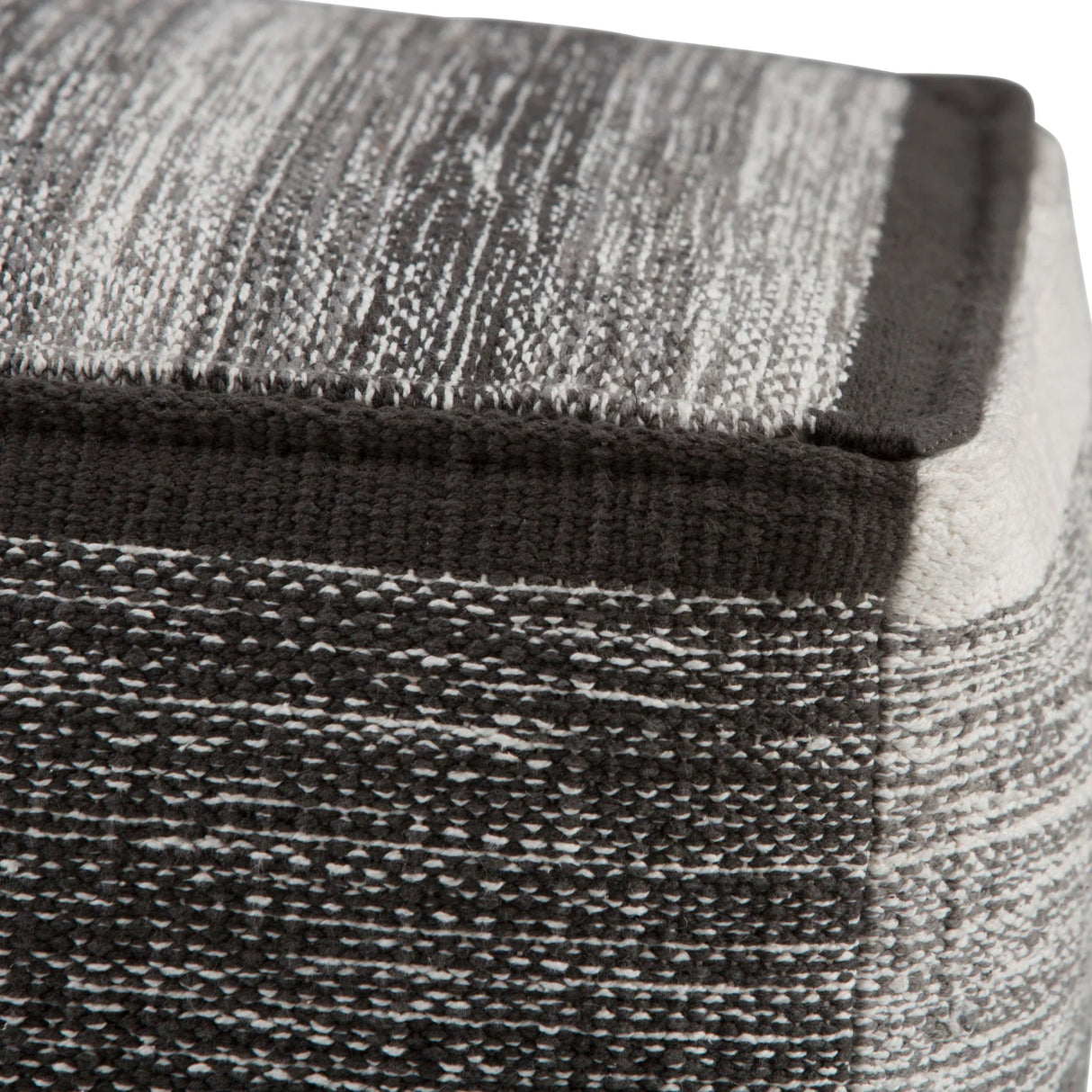 Naya - Upholstered Cube Pouf - Furniture Home Direct