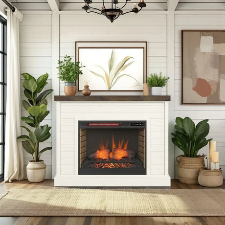 Washington - 48" Fireplace With Mantel - Furniture Home Direct