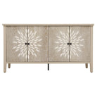 Modern Storage Cabinet With 4 Doors & Adjustable Shelves - Furniture Home Direct
