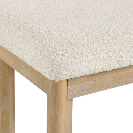 Clove - Upholstered Dining Bench - Brown - Furniture Home Direct