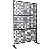 Outdoor & Indoor Metal Freestanding Decorative Privacy Screen - Furniture Home Direct