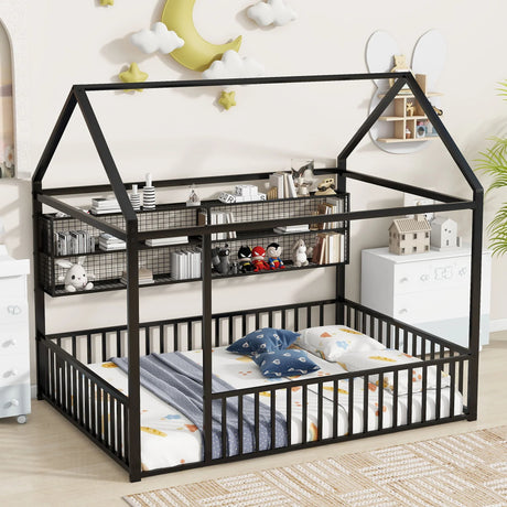 House Frame With Fence And Shelves - Furniture Home Direct