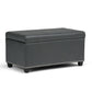 Amelia - Transitional Storage Ottoman Bench - Furniture Home Direct