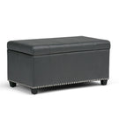 Amelia - Transitional Storage Ottoman Bench - Furniture Home Direct