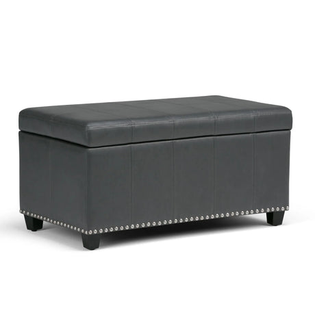 Amelia - Transitional Storage Ottoman Bench - Furniture Home Direct