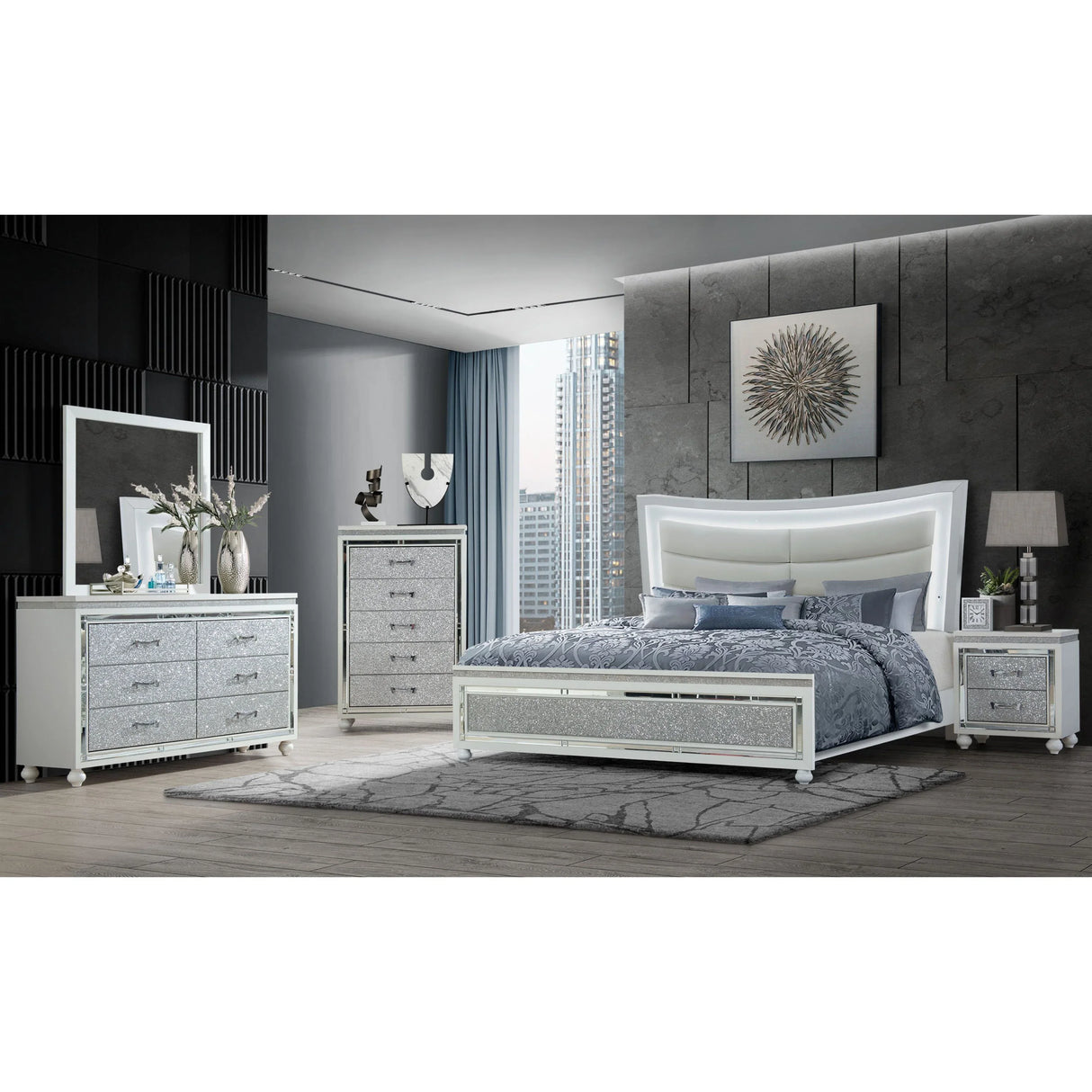 Maloise - Nightstand - White - Furniture Home Direct