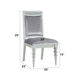 Maverick - Side Chair (Set of 2) - Silver - Furniture Home Direct