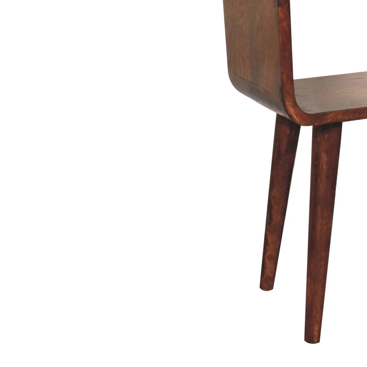 Minimalist Open Curved Nightstand - Furniture Home Direct
