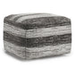 Clay - Square Pouf, Upholstered - Furniture Home Direct