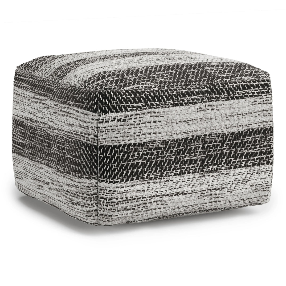 Clay - Square Pouf, Upholstered - Furniture Home Direct