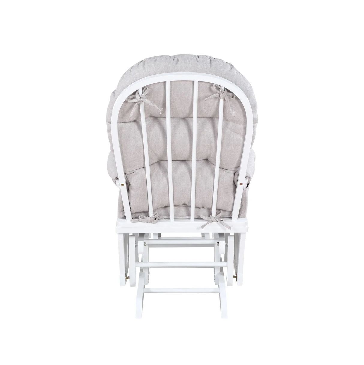 Madison - Glider & Ottoman - White Base - Furniture Home Direct