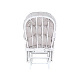 Madison - Glider & Ottoman - White Base - Furniture Home Direct