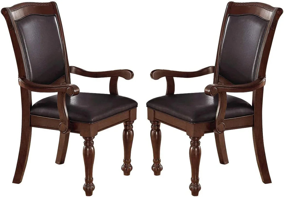 9 Pc Majestic Dining Room Set With Leaf, 2 Arm Chairs And 6 Side Chairs - Furniture Home Direct