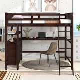 Loft Bed With Drawers With Desk And Shelves - Furniture Home Direct