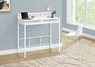Computer Desk For Home Office, Standing, Storage Shelves, Laptop, Contemporary & Modern - Furniture Home Direct