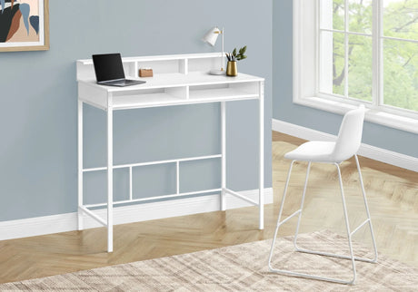 Computer Desk For Home Office, Standing, Storage Shelves, Laptop, Contemporary & Modern - Furniture Home Direct