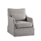 Traditional Design London Skirted Swivel Chair - Furniture Home Direct