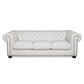 Traditional Tufted Leather Chesterfield Nailhead Sofa - Furniture Home Direct