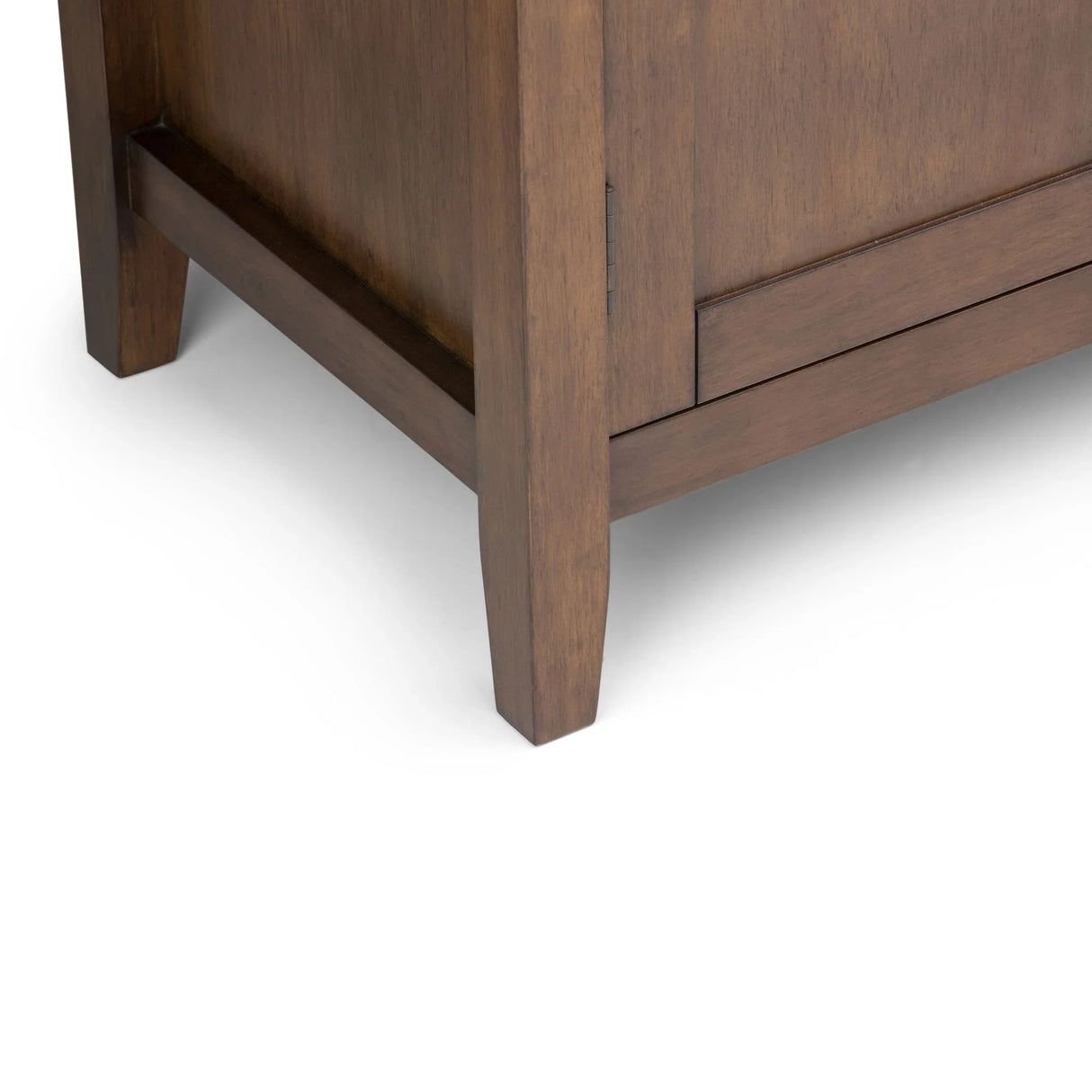 Redmond - Tall TV Media Stand - Rustic Natural Aged Brown - Furniture Home Direct