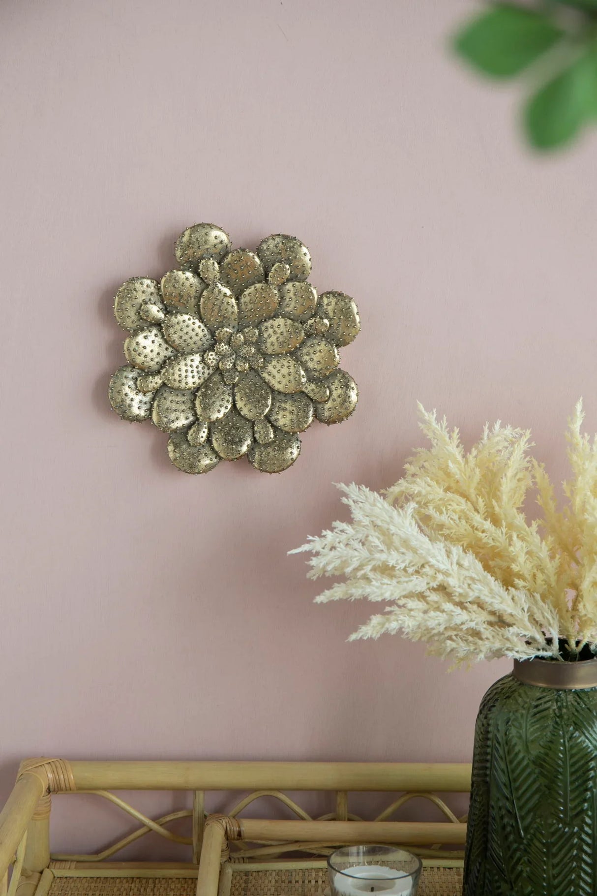 Resin Succulent Wall Plaque - Furniture Home Direct